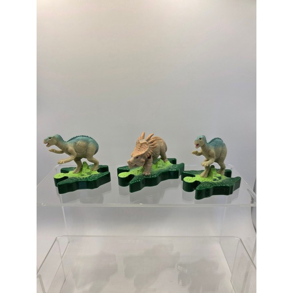 Disney Other - Disney Dinosaur Movie 2000 McDonalds Happy Meal Figures Aladar Styracosaurus Lot